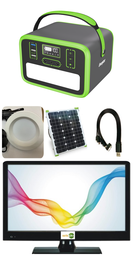 ENTERTAIN ME 80W Economy Solar TV Kit