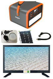 ENTERTAIN US  160W Premium Solar TV Kit
